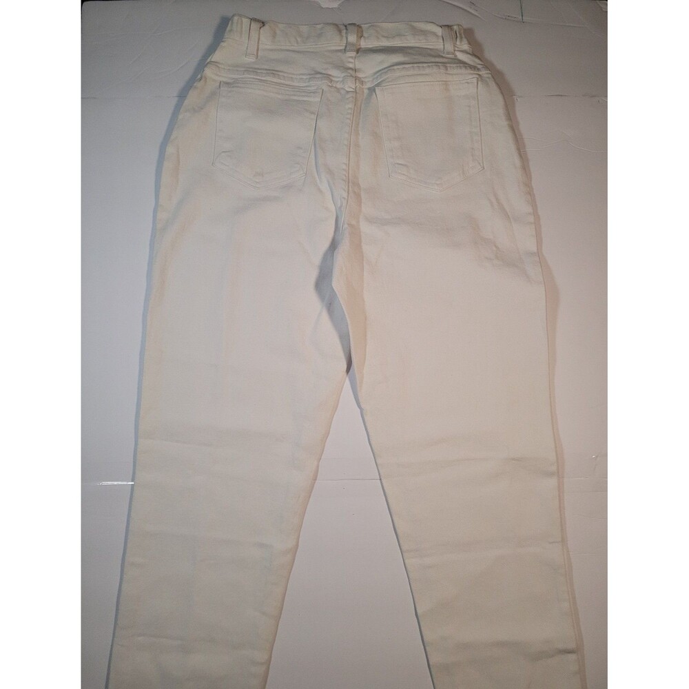 Jeanology jeans white  size 8 waist 28-31...A-6